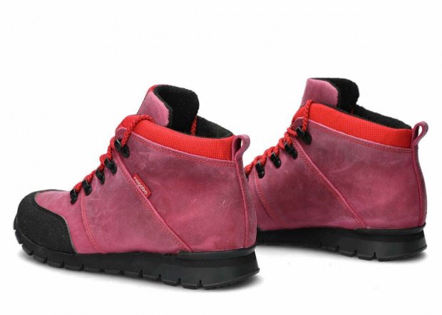 Trekové topánky NAGABA 072 ružová crazy koža