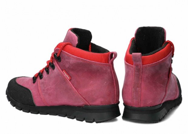 Trekové topánky NAGABA 072 ružová crazy koža