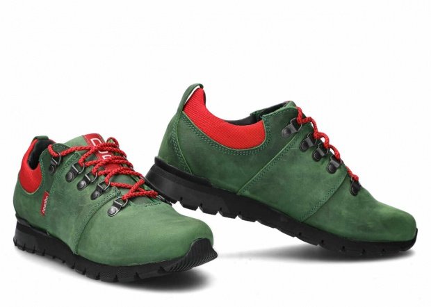 Trekové obuv NAGABA 070 zelená crazy koža