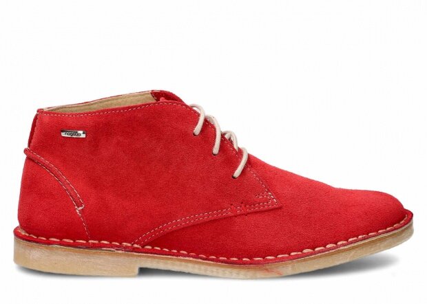 Pánske topánky NAGABA 422 červená velúrové koža