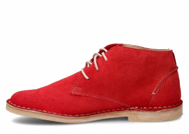 Pánske topánky NAGABA 422 červená velúrové koža