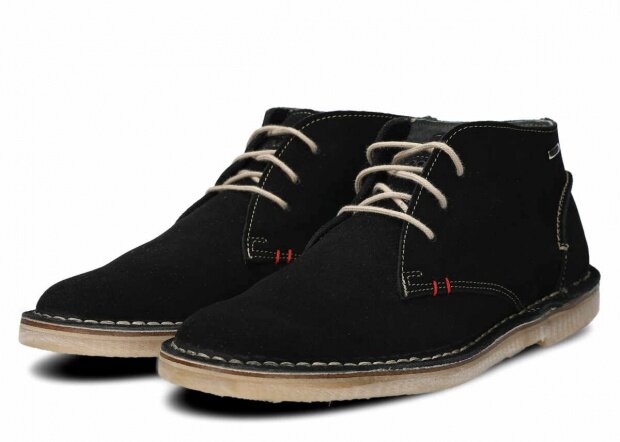 Pánske topánky NAGABA 422 čierna velúrové koža