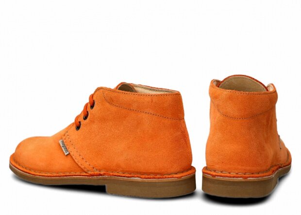 Topánky NAGABA 074 oranžová velúrové koža