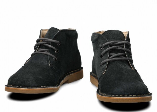 Pánske topánky NAGABA 075 grafitová velúrové koža