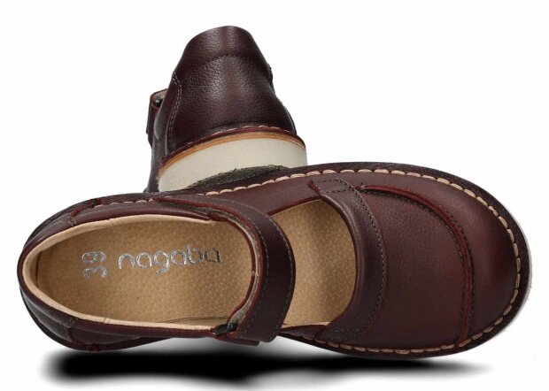 Dámska obuv NAGABA 131 bordová faeda koža