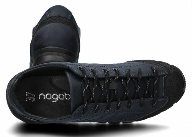 Trekové obuv NAGABA 121 modrá crazy koža