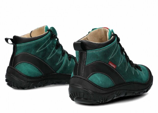 Trekové topánky NAGABA 240 smaragdová crazy koža
