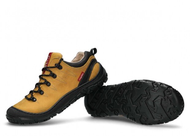 Trekové obuv NAGABA 241 žltá crazy koža