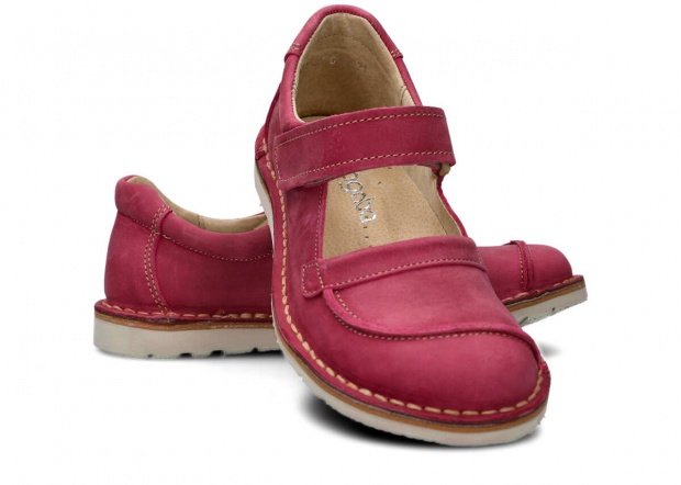 Dámska obuv NAGABA 131 ružová crazy koža