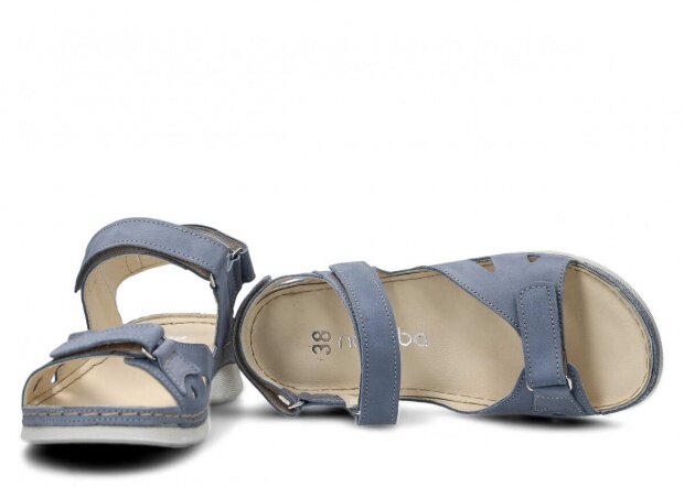 Dámske sandále NAGABA 102 svetlá modrá samuel koža