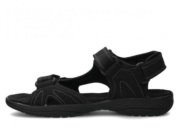 Pánske sandále NAGABA 265 čierna crazy koža-
