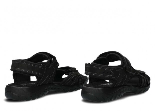 Dámske sandále NAGABA 264 čierna crazy koža