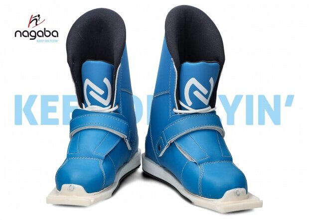 SKI JUMPING BOOTS- COMMERCIAL VERSION - BLUE 