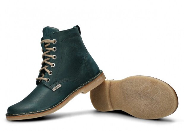 Topánky NAGABA 087 zelená rustic koža