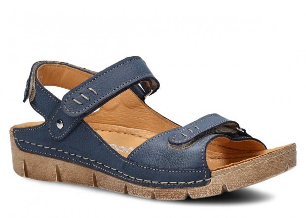 Dámske sandále NAGABA 359 modrá rustic koža