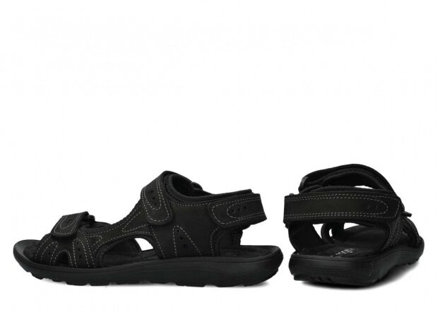 Pánske sandále NAGABA 265 čierna crazy koža
