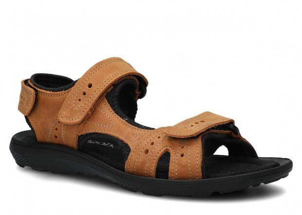 Pánske sandále NAGABA 265 hnedá crazy koža