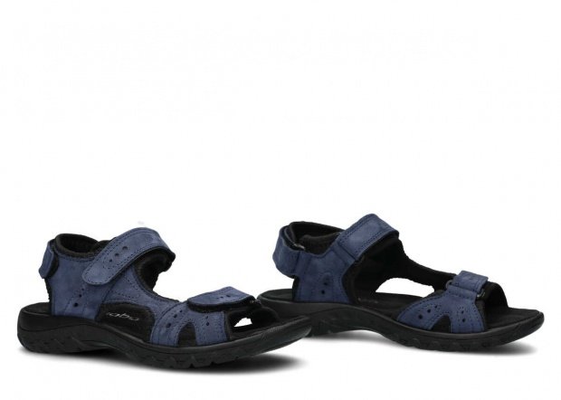 Dámske sandále NAGABA 264 modrá samuel koža