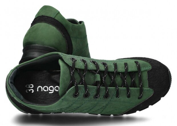 Trekové obuv NAGABA 121 zelená crazy koža