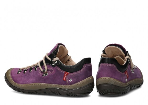 Trekové obuv NAGABA 054 fialová crazy koža