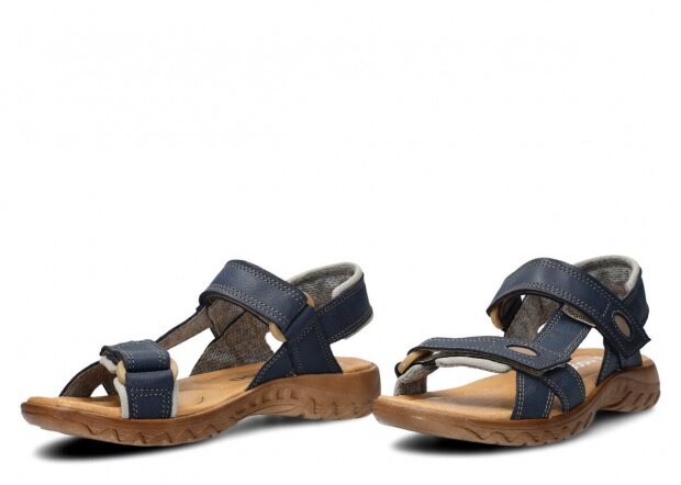 Dámske sandále NAGABA 168 modrá crazy koža