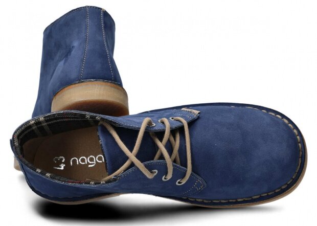 Topánky NAGABA 082 modrá campari koža