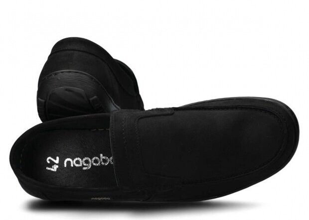 Pánske obuv NAGABA 419 čierna samuel koža