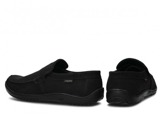 Pánske obuv NAGABA 419 čierna samuel koža