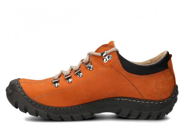 Pánske trekové obuv NAGABA 455 oranžová campari koža