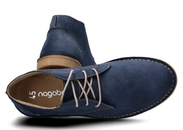 Pánske topánky NAGABA 422 modrá samuel koža