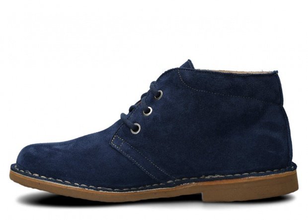 Pánske topánky NAGABA 075 modrá velúrové koža