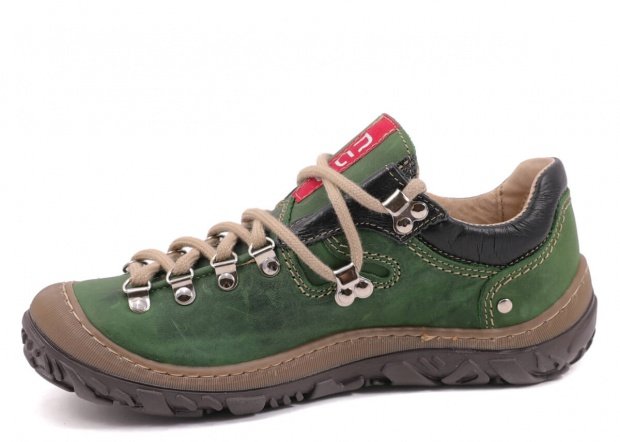 Trekové obuv NAGABA 054 zelená crazy koža