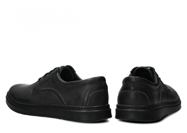 Pánske obuv NAGABA 440 čierna rustic koža