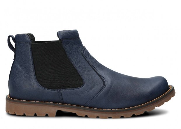Pánske topánky NAGABA 429 modrá rustic koža