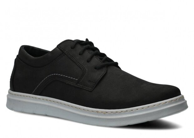 Pánske obuv NAGABA 440 čierna crazy koža