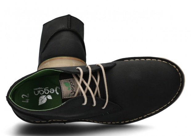 Pánske topánky NAGABA 422 čierna nubuk vegan