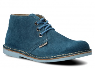 Topánky NAGABA 082<br /> modrá velúrové koža