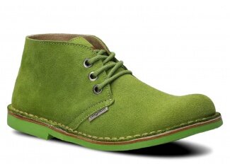 Topánky NAGABA 082<br /> svetlá zelená velúrové koža