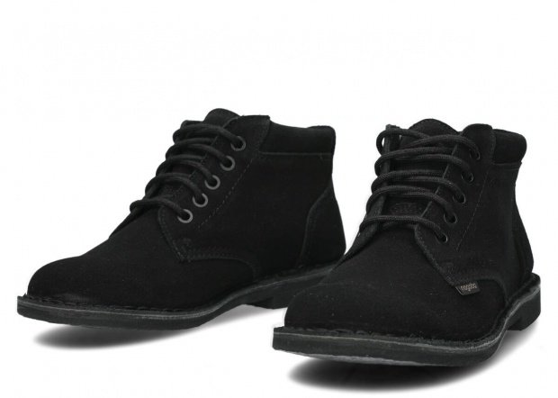 Pánske topánky NAGABA 076 čierna velúrové koža