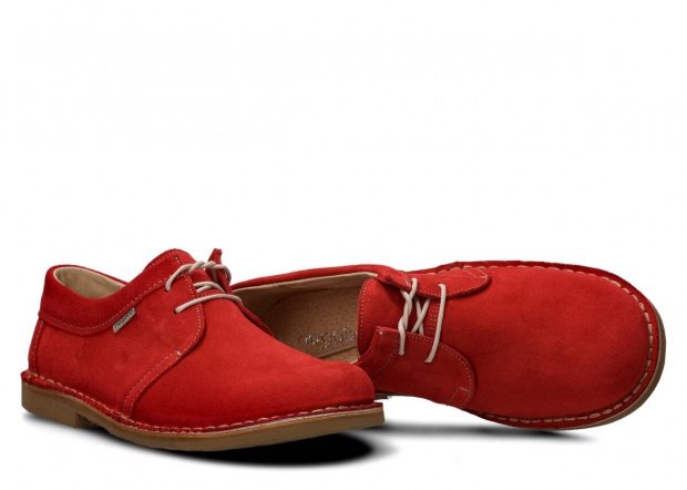 Pánske obuv NAGABA 077 červená velúrové koža