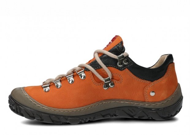 Trekové obuv NAGABA 054 oranžová campari koža