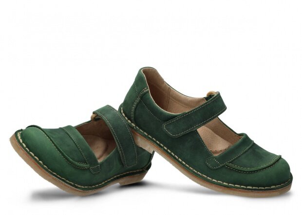 Dámska obuv NAGABA 131 TOBE zelená crazy koža