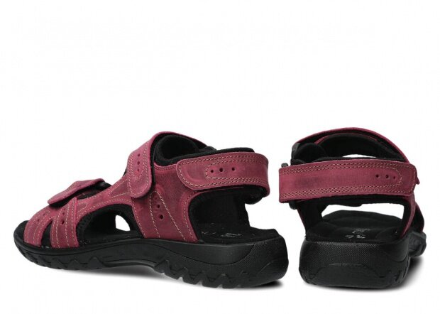 Dámske sandále NAGABA 264 růžová crazy koža