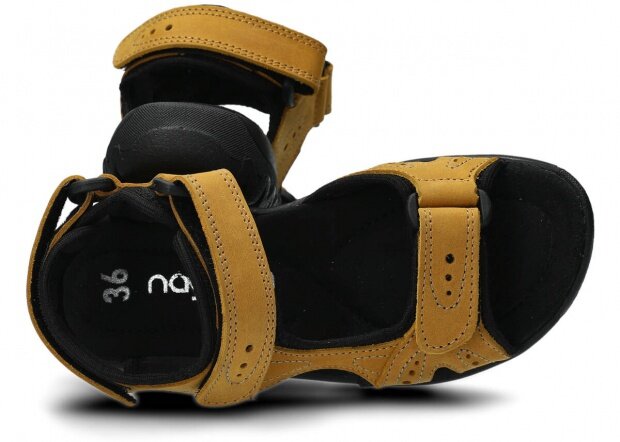 Dámske sandále NAGABA 264 žltá crazy koža