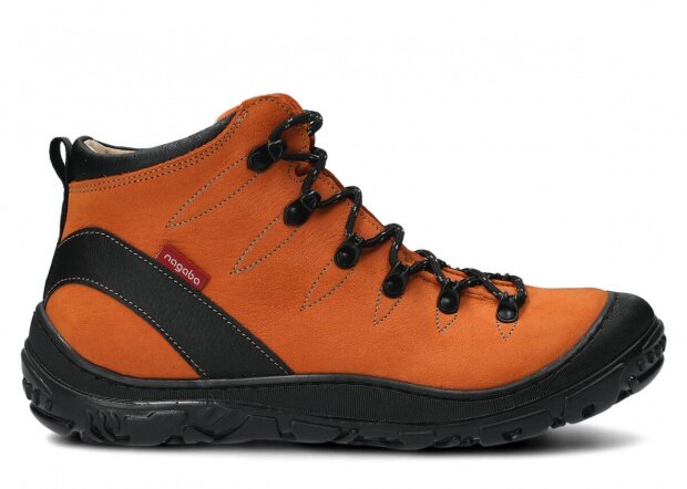 Trekové topánky NAGABA 240 oranžová campari koža