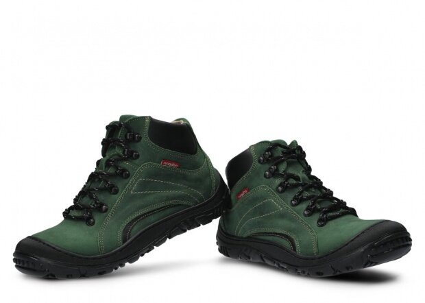 Trekové topánky NAGABA 258 zelená crazy koža