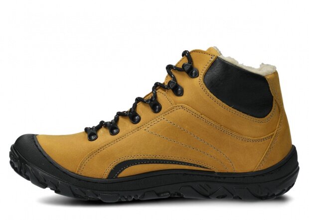 Trekové topánky NAGABA 258 žltá crazy koža