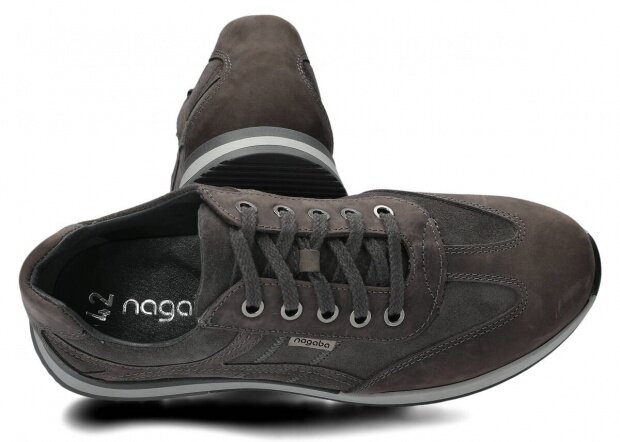 Pánske obuv NAGABA 427 grafitová crazy koža