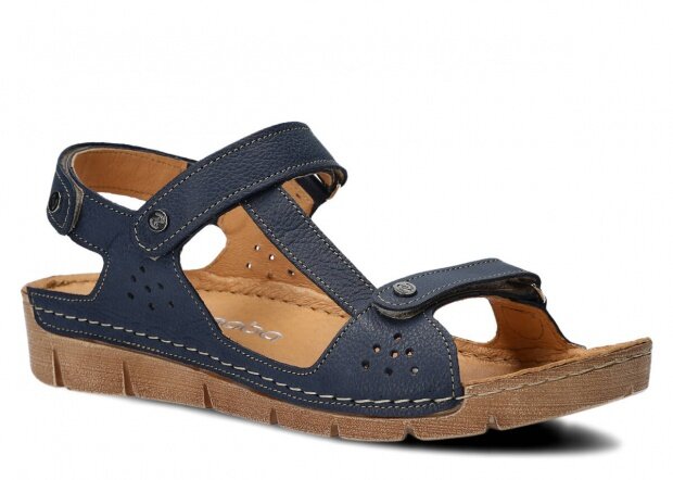 Dámske sandále NAGABA 306 modrá rustic koža