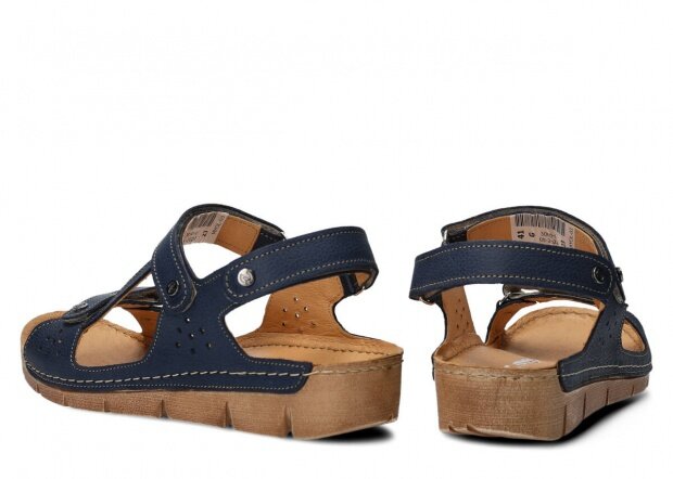 Dámske sandále NAGABA 306 modrá rustic koža